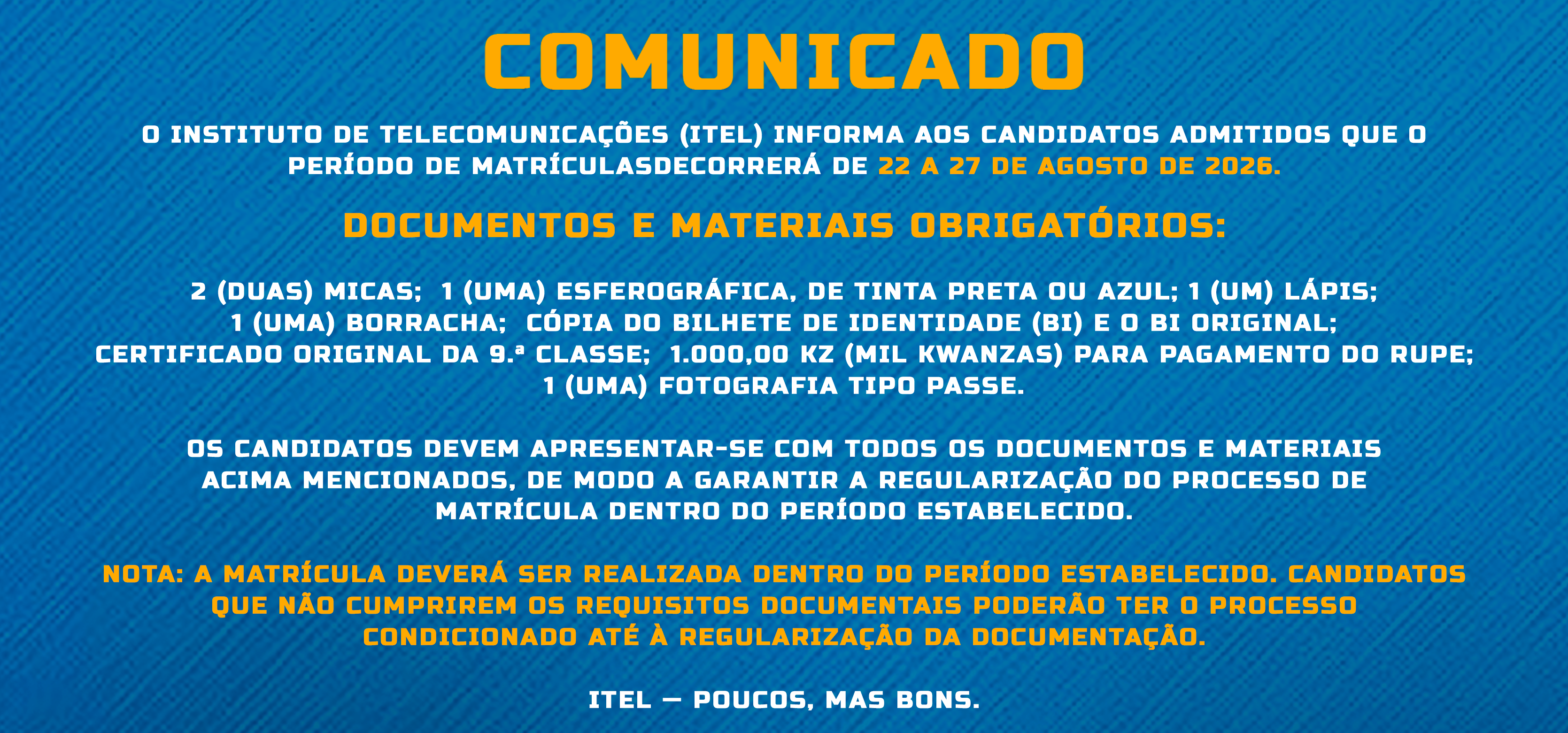 ACESSO AO ENSINO TÉCNICO-PROFISSIONAL